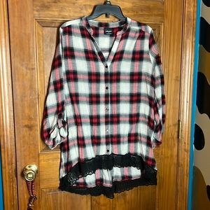 High-Low button down sizeXL